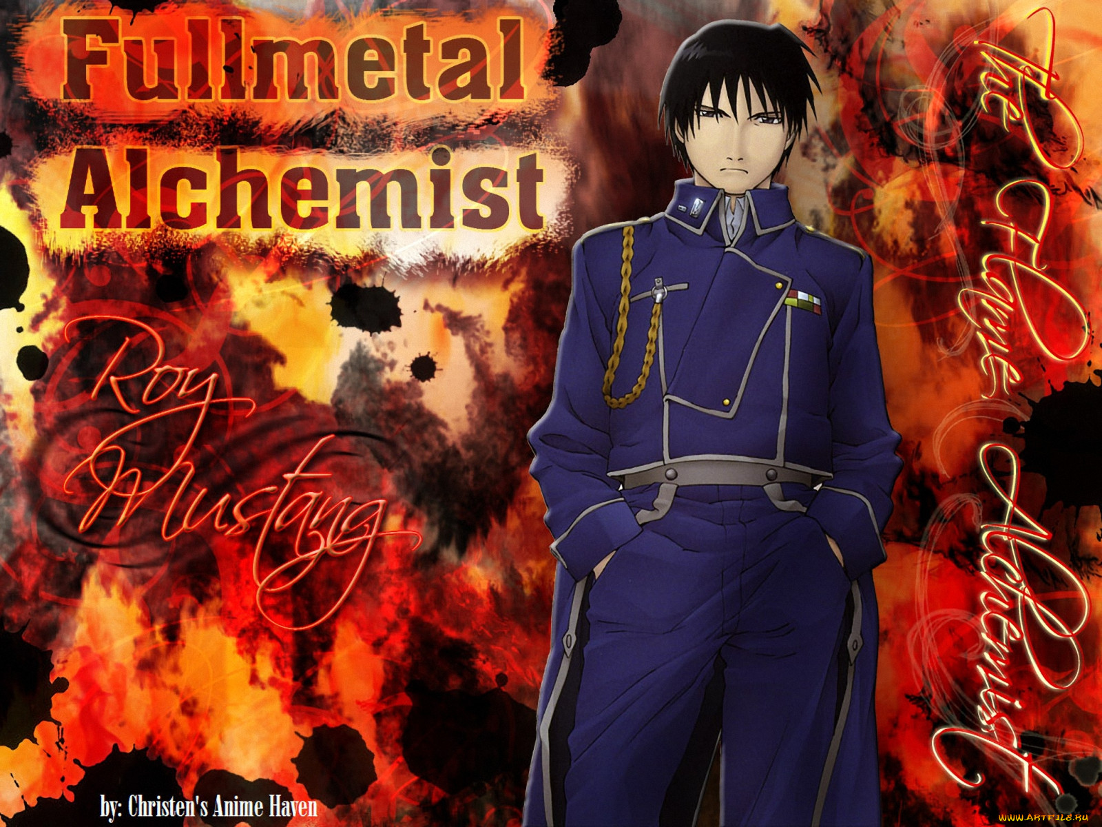 , fullmetal, alchemist, mustang